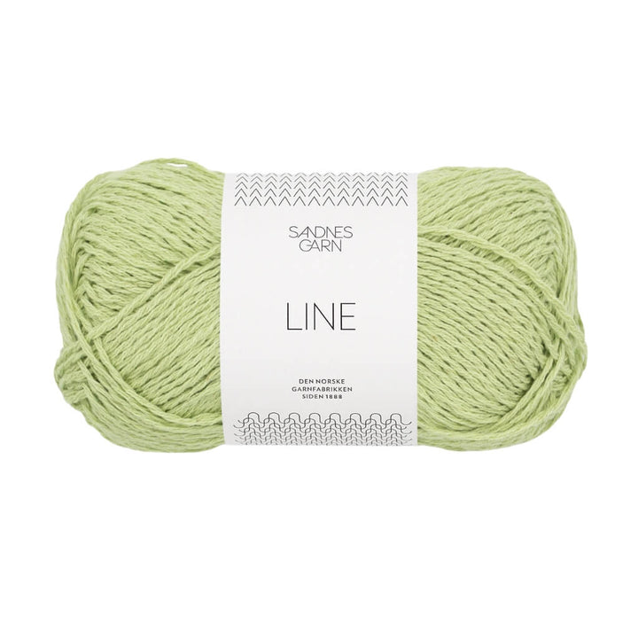 Sandnes Garn Line - 50g, Farbe 9523 lime punch – Baumwolle, Leinen und Viskose bei Lieblingsgarn