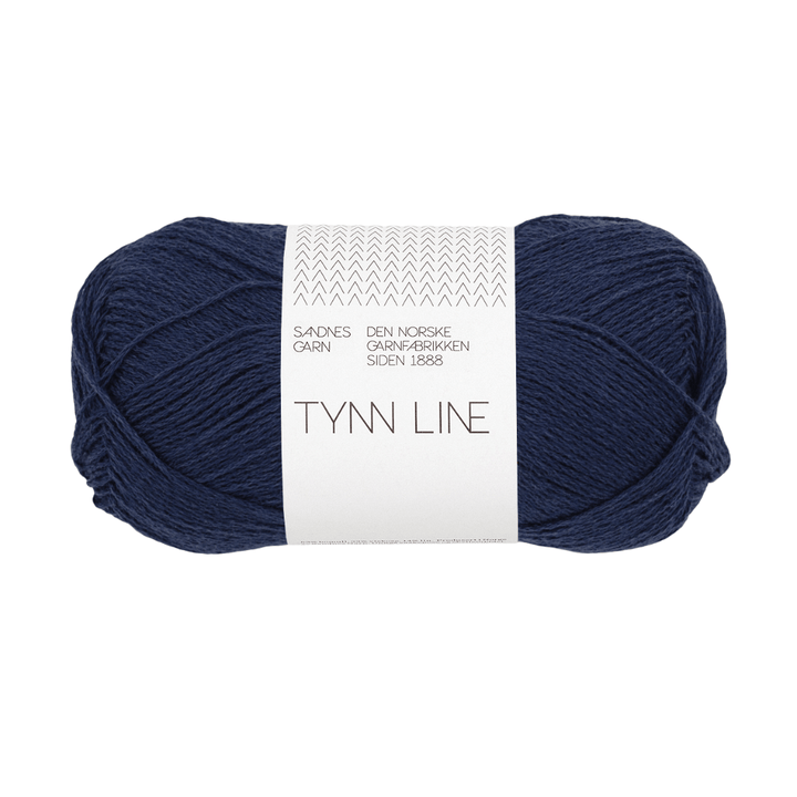 Sandnes Garn Tynn Line, Farbe 6073 seaside navy – Baumwolle, Leinen und Viskose bei Lieblingsgarn