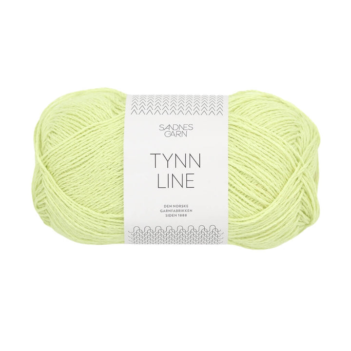 Sandnes Garn Tynn Line, Farbe 9312 bright lime – Baumwolle, Leinen und Viskose bei Lieblingsgarn