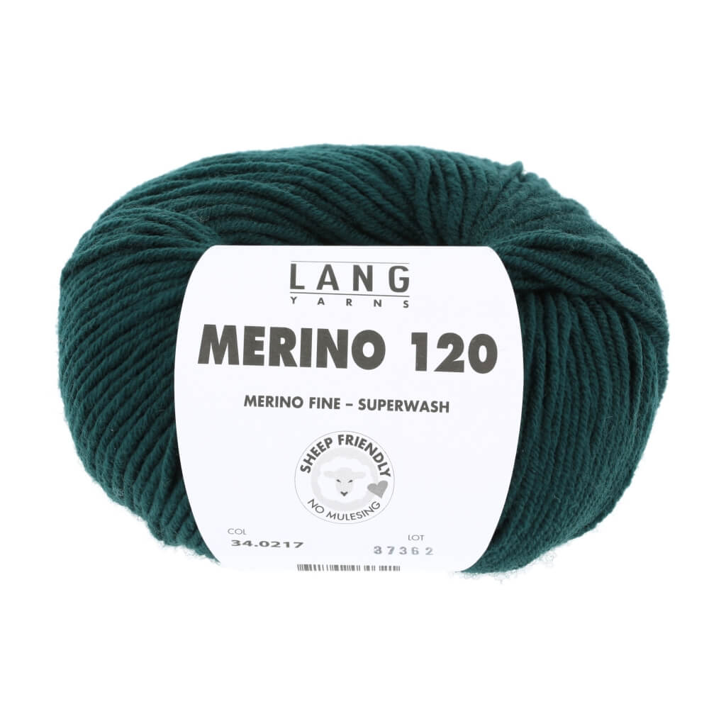 Lang Yarns 34.0217 - Tanne Lang Yarns Merino 120 Lieblingsgarn