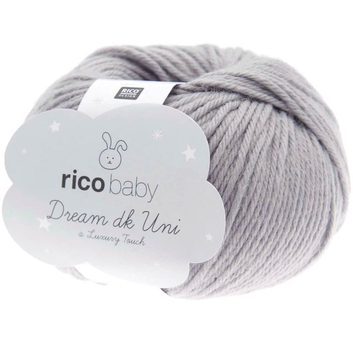 Rico Design Baby Dream Uni DK, Farbe 25 steingrau – Acryl und Polyamid bei Lieblingsgarn