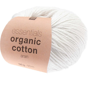 Rico Design Essentials Organic Cotton Aran 50g