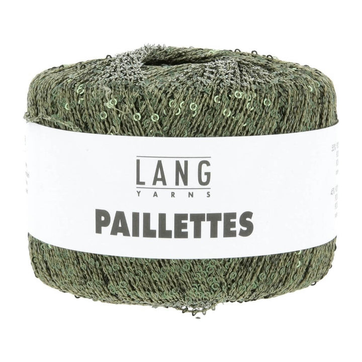 Lang Yarns Paillettes, Farbe 099 Krokodilgrün – Synthetik bei Lieblingsgarn
