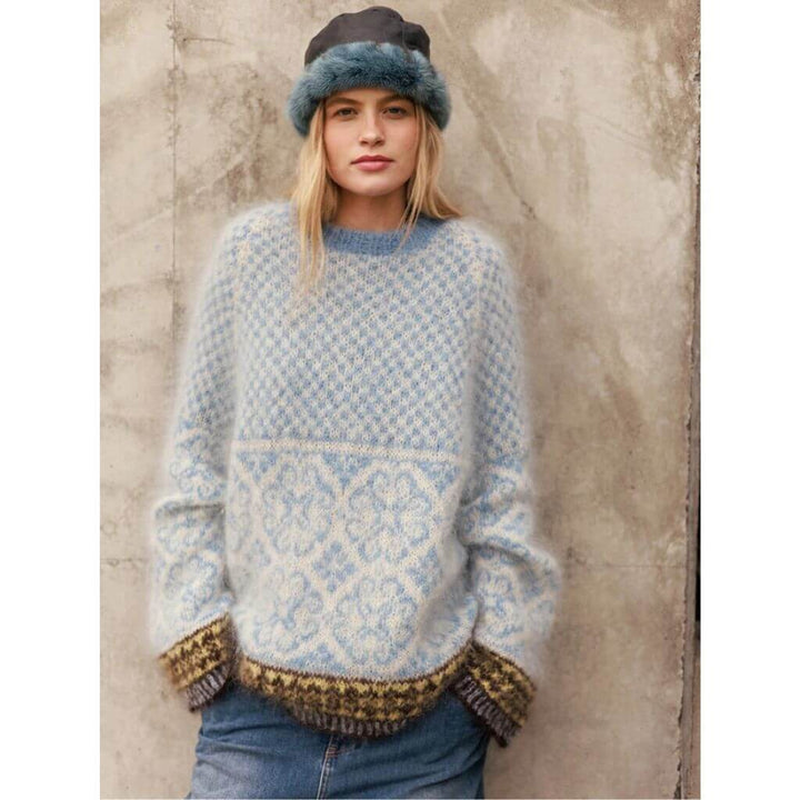 Damenpullover Rose Strickanleitung - Sandnes Garn (Heft)