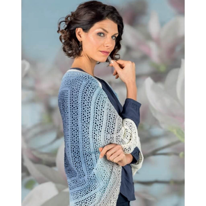 Scheepjes Indigo Shrug Tatsiana Kupryianchyk Häkelanleitung – Bild 3 von 3 bei bei bei bei bei bei Lieblingsgarn
