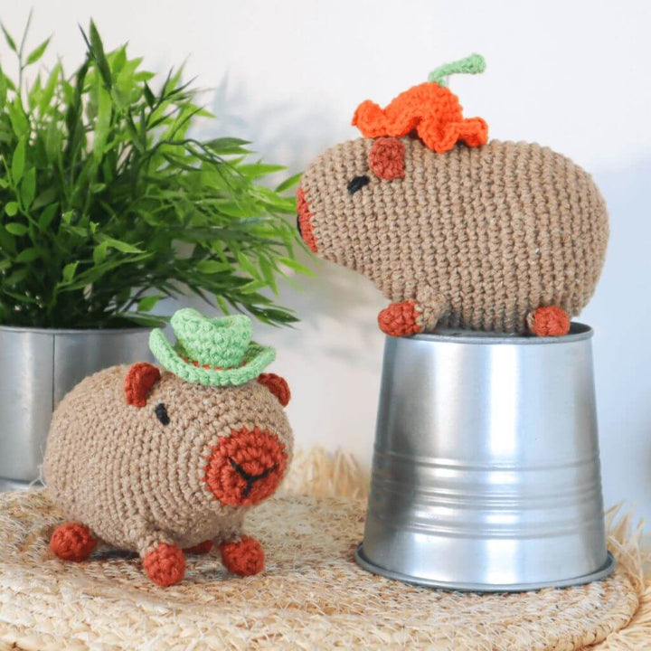 Capybaras Carlos &amp; Carlotta Häkelset - Hoooked