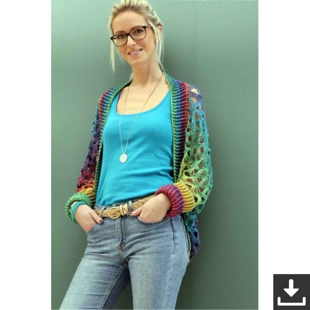 Pro Lana Pattern Jacke Shrug Häkelanleitung - Pro Lana (PDF) bei bei bei bei bei bei bei bei bei bei bei bei Lieblingsgarn