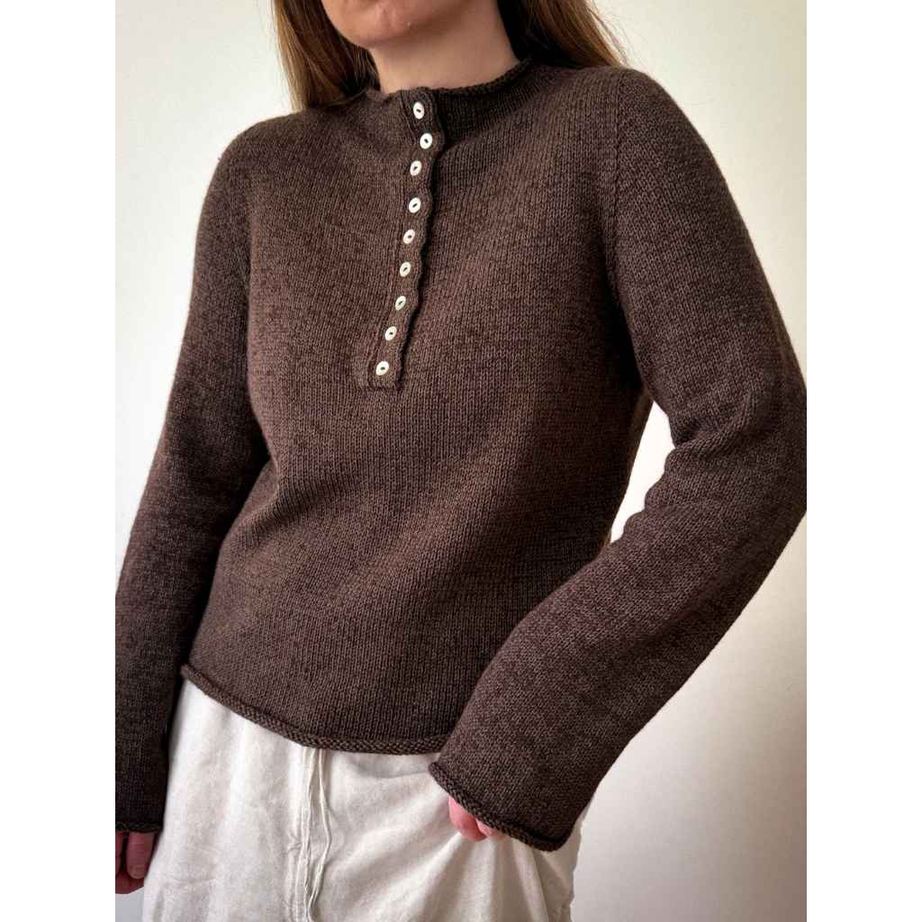 Morecaknit Mia Blouse Strickanleitung - Moreca Knit (PDF) – Produktansicht bei Lieblingsgarn