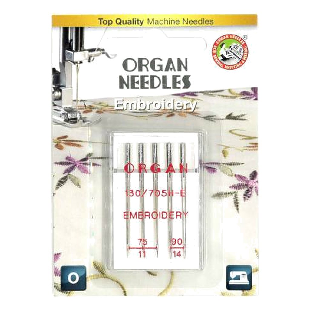 Organ Needles Organ Sticknadeln 130/705 H, Farbe 75/90 – Metall bei Lieblingsgarn