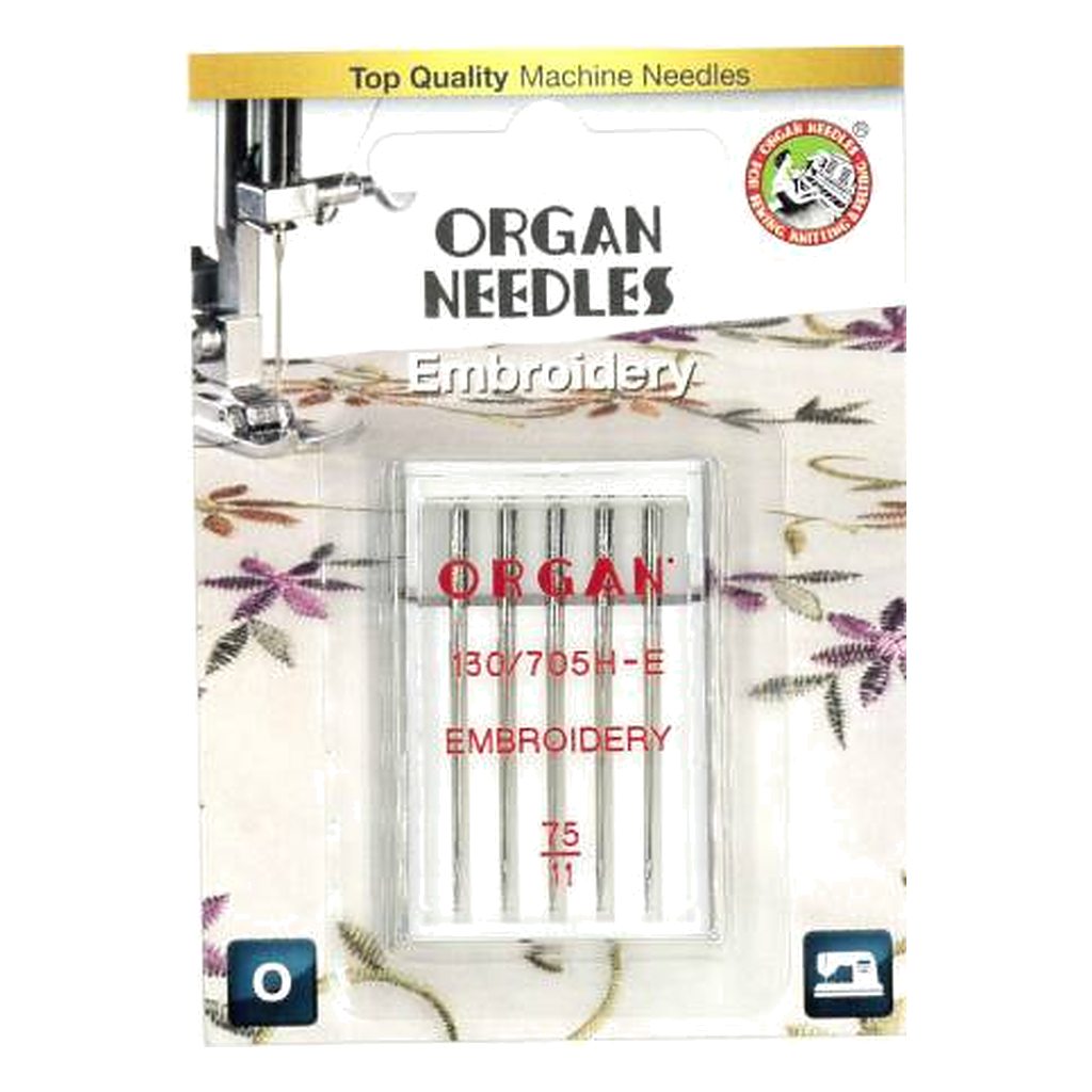 Organ Needles Organ Sticknadeln 130/705 H, Farbe 75 – Metall bei Lieblingsgarn