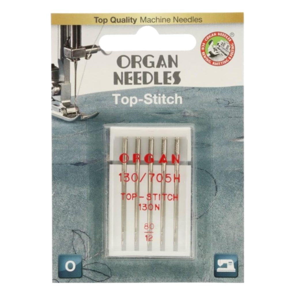 Organ Needles Organ 130/705 H Top Stitch, Farbe 80 – Metall bei Lieblingsgarn