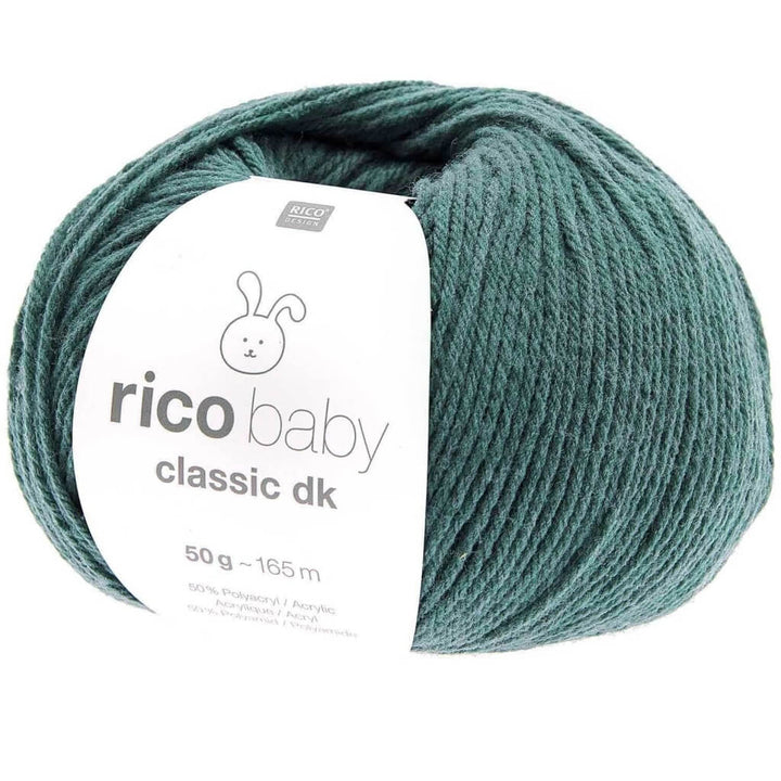 Rico Design Baby Classic DK, Farbe 83 dk tannengrün – Polyacryl und Polyamid bei Lieblingsgarn