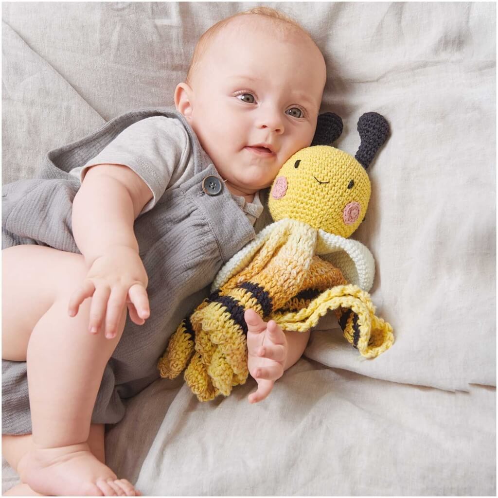 Rico Design Häkelset Baby Blankies Biene bei bei bei bei bei bei bei bei bei bei Lieblingsgarn
