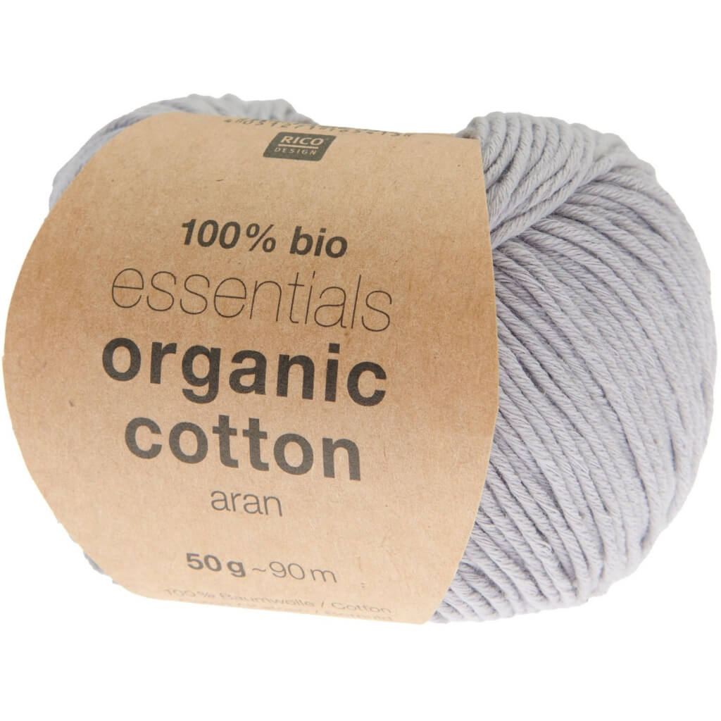 Rico Design 35 - lavendel Rico Design Essentials Organic Cotton Aran 50g bei bei bei bei bei bei bei bei bei Lieblingsgarn