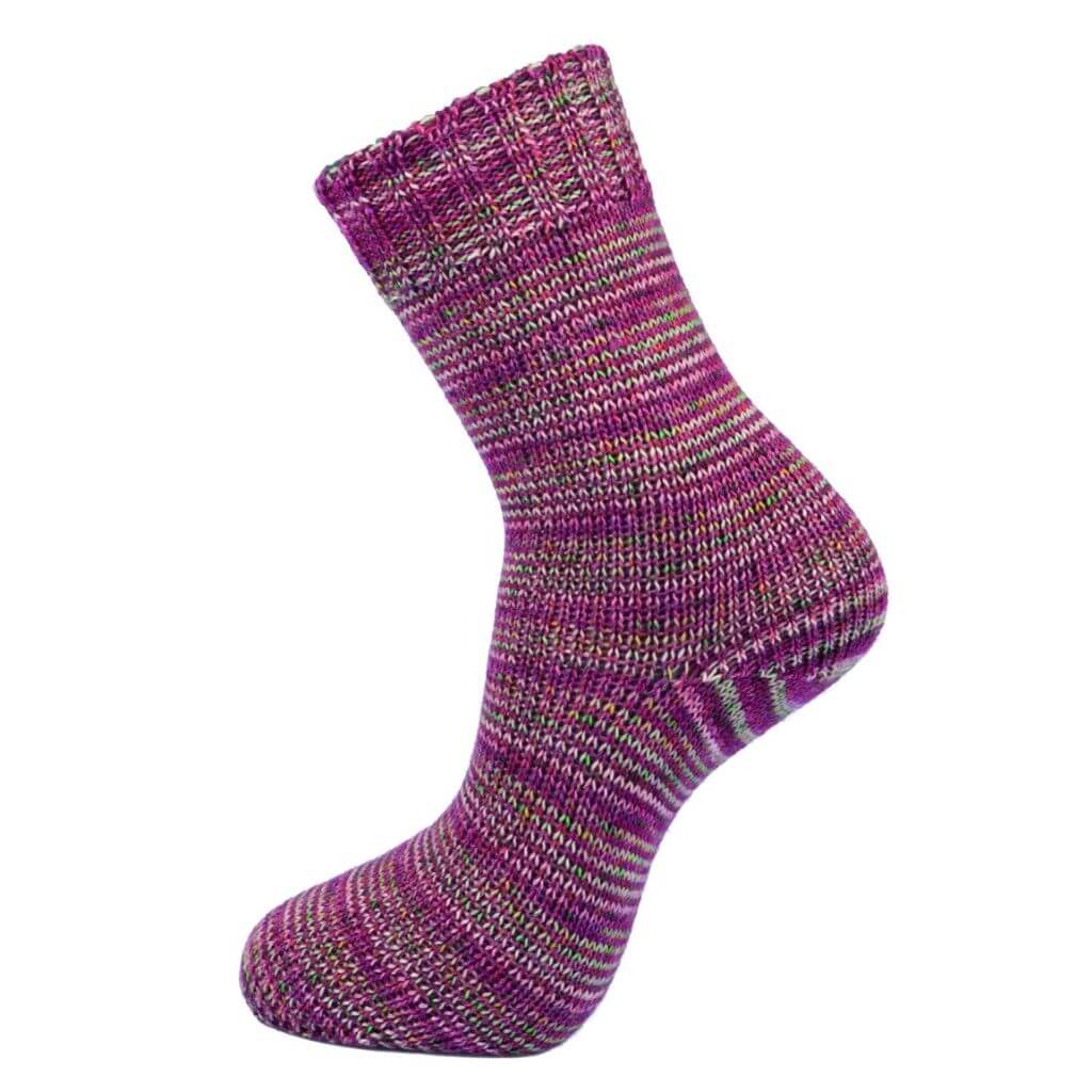 Schoeller + Stahl Fortissima Color 4-fach Sprinkle Lines, Farbe 687 berry spice – Schurwolle und Synthetik bei Lieblingsgarn