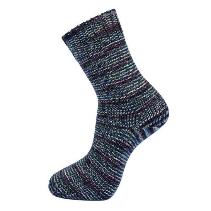 Schoeller + Stahl Fortissima Color 4-fach Sprinkle Lines, Farbe 690 velvet night – Schurwolle und Synthetik bei Lieblingsgarn