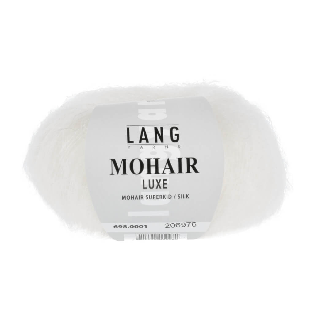 Lang Yarns Mohair Luxe, Farbe 1 Weiss – Mohair und Seide bei Lieblingsgarn