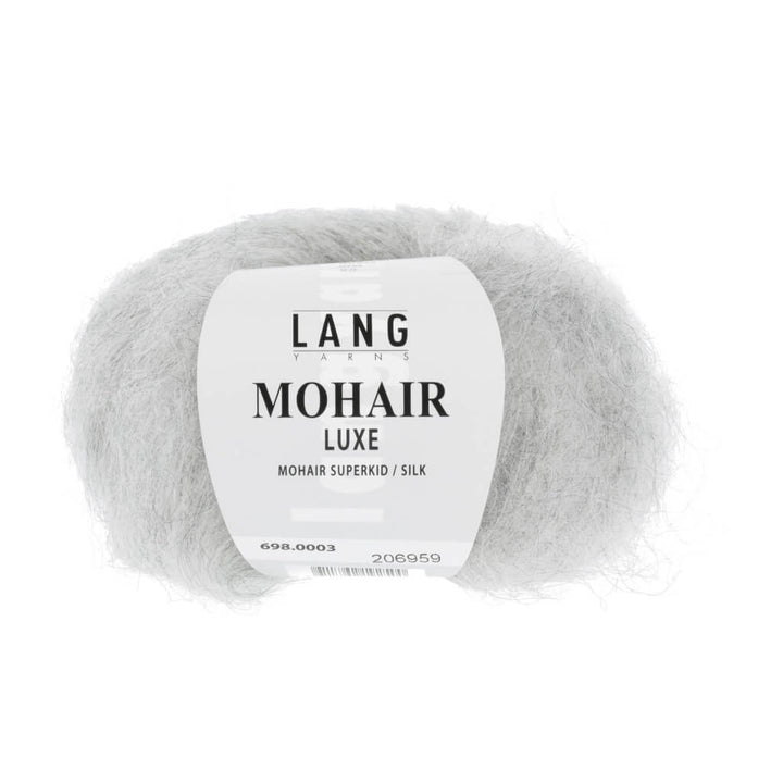 Lang Yarns Mohair Luxe, Farbe 3 Hellgrau Mélange – Mohair und Seide bei Lieblingsgarn