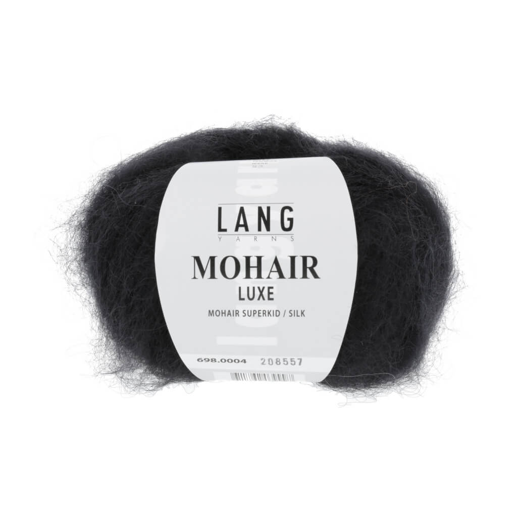 Lang Yarns Mohair Luxe, Farbe 4 Schwarz – Mohair und Seide bei Lieblingsgarn