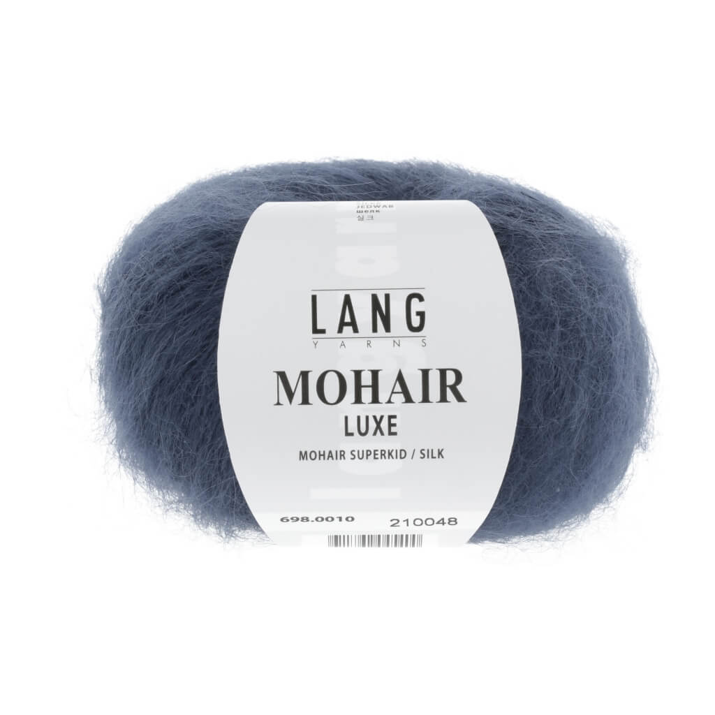 Lang Yarns Mohair Luxe, Farbe 10 Stahlblau – Mohair und Seide bei Lieblingsgarn