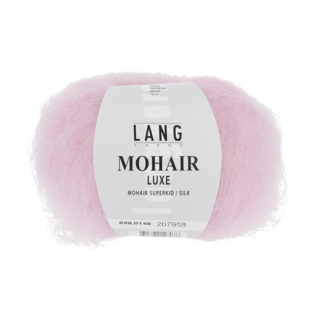 Lang Yarns Mohair Luxe, Farbe 698.148 Altrosa – Mohair und Seide bei Lieblingsgarn