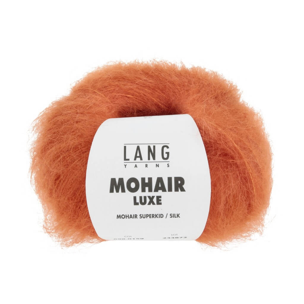 Lang Yarns Mohair Luxe, Farbe 159 Kürbis – Mohair und Seide bei Lieblingsgarn
