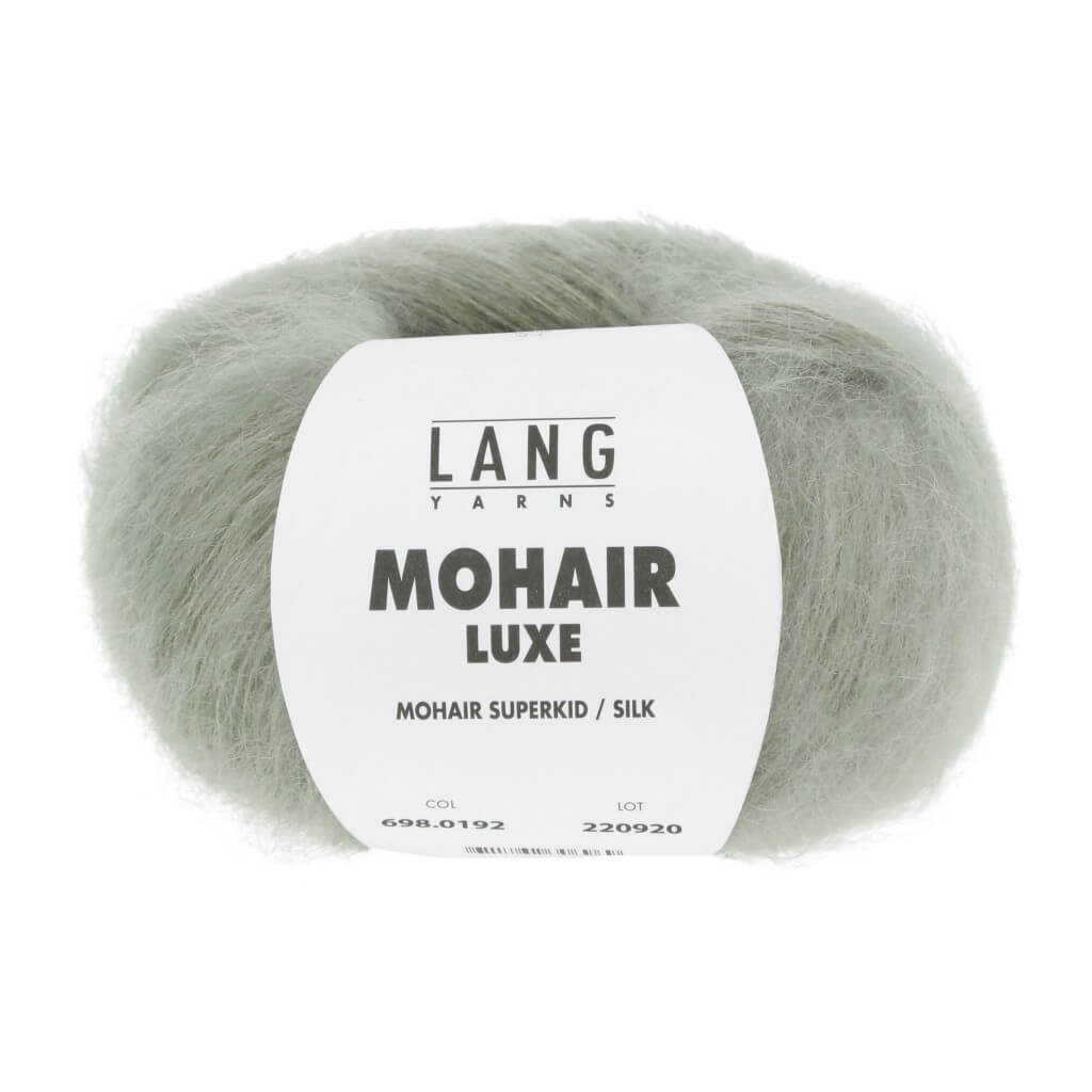 Lang Yarns Mohair Luxe, Farbe 192 Resedagrün – Mohair und Seide bei Lieblingsgarn