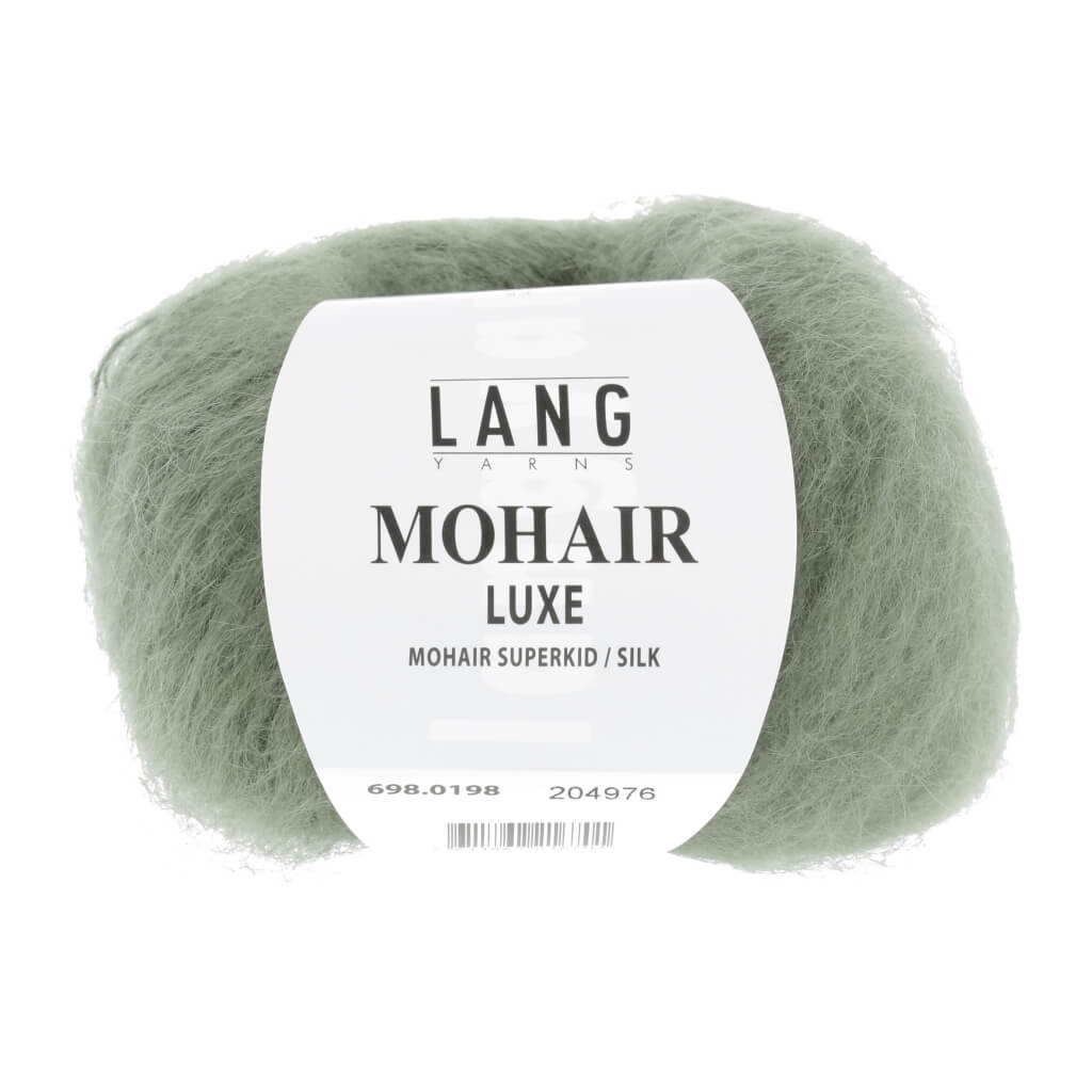 Lang Yarns Mohair Luxe, Farbe 198 Olive – Mohair und Seide bei Lieblingsgarn