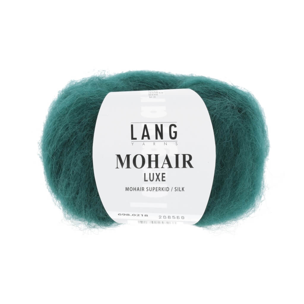 Lang Yarns Mohair Luxe, Farbe 218 Dunkelgrün – Mohair und Seide bei Lieblingsgarn
