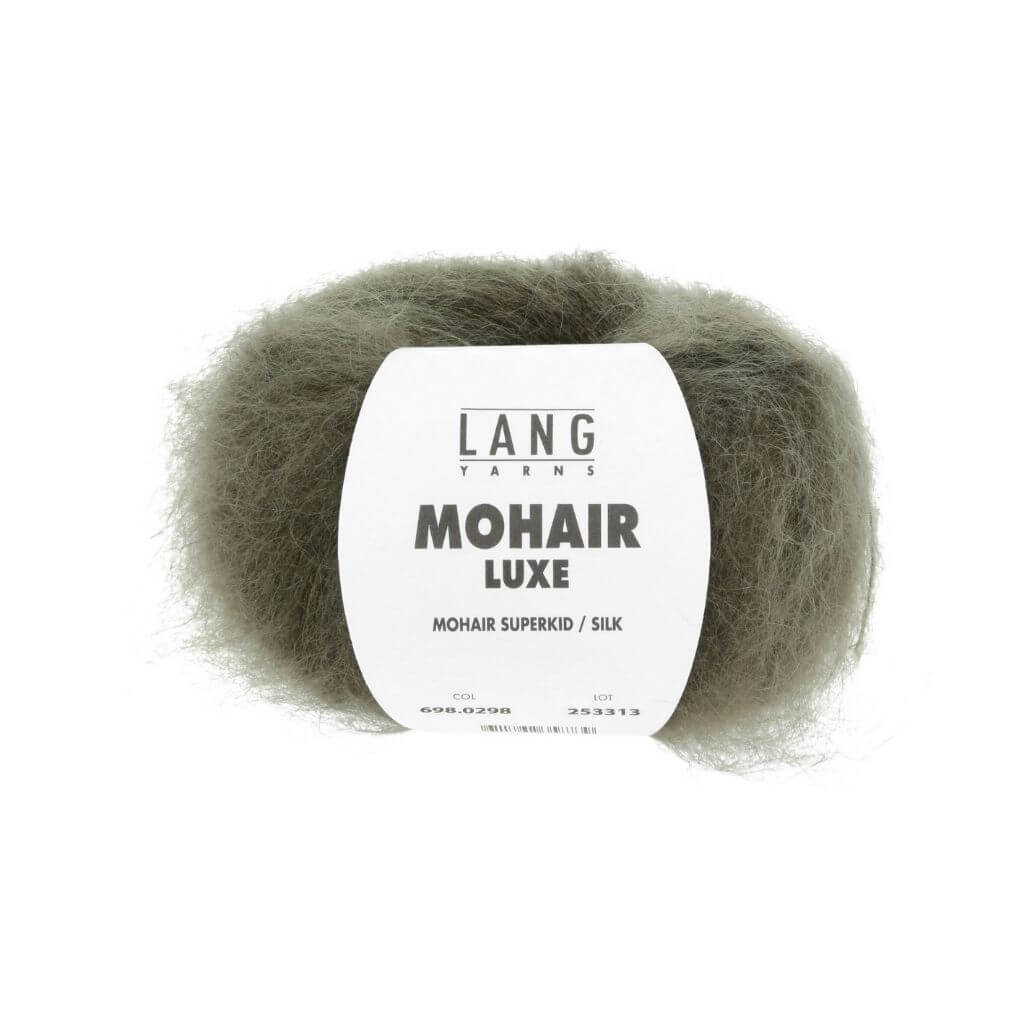 Lang Yarns Mohair Luxe, Farbe 298 Moos Grün – Mohair und Seide bei Lieblingsgarn