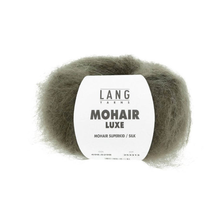 Lang Yarns Mohair Luxe, Farbe 298 Moos Grün – Mohair und Seide bei Lieblingsgarn