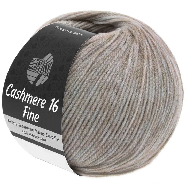 Lana Grossa Cashmere 16 Fine 50 g, Farbe 7 Taupe – Kaschmir, Merino und Polyamid bei Lieblingsgarn