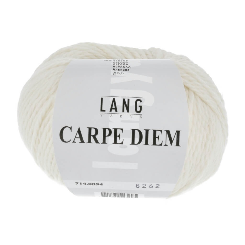 Lang Yarns Carpe Diem, Farbe Offwhite – Alpaka und Schurwolle bei Lieblingsgarn