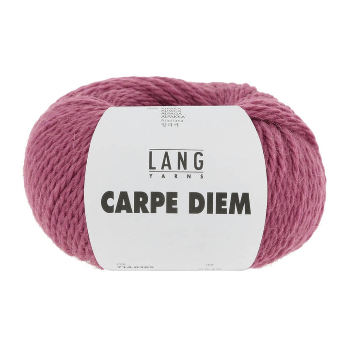 Lang Yarns Carpe Diem, Farbe himbeere mélange – Alpaka und Schurwolle bei Lieblingsgarn
