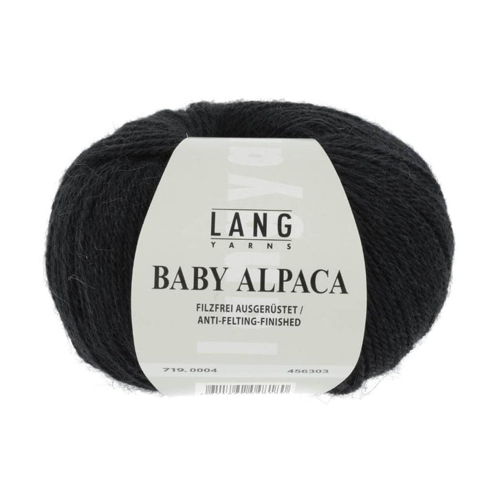 Lang Yarns Baby Alpaca, Farbe Schwarz – Alpaka bei Lieblingsgarn