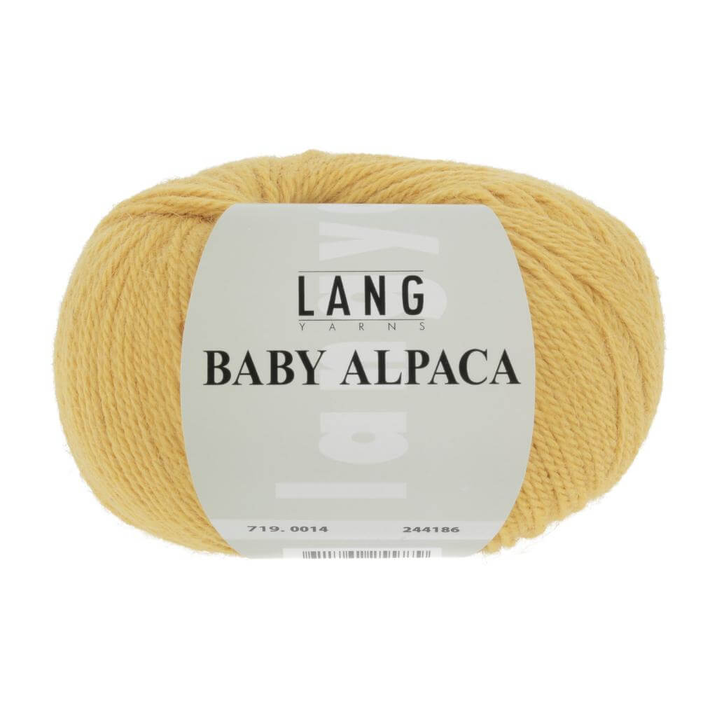 Lang Yarns Baby Alpaca, Farbe Gelb – Alpaka bei Lieblingsgarn