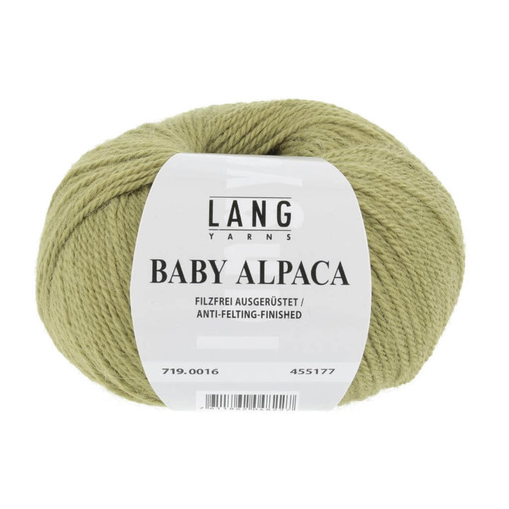Lang Yarns Baby Alpaca, Farbe Kiwi – Alpaka bei Lieblingsgarn