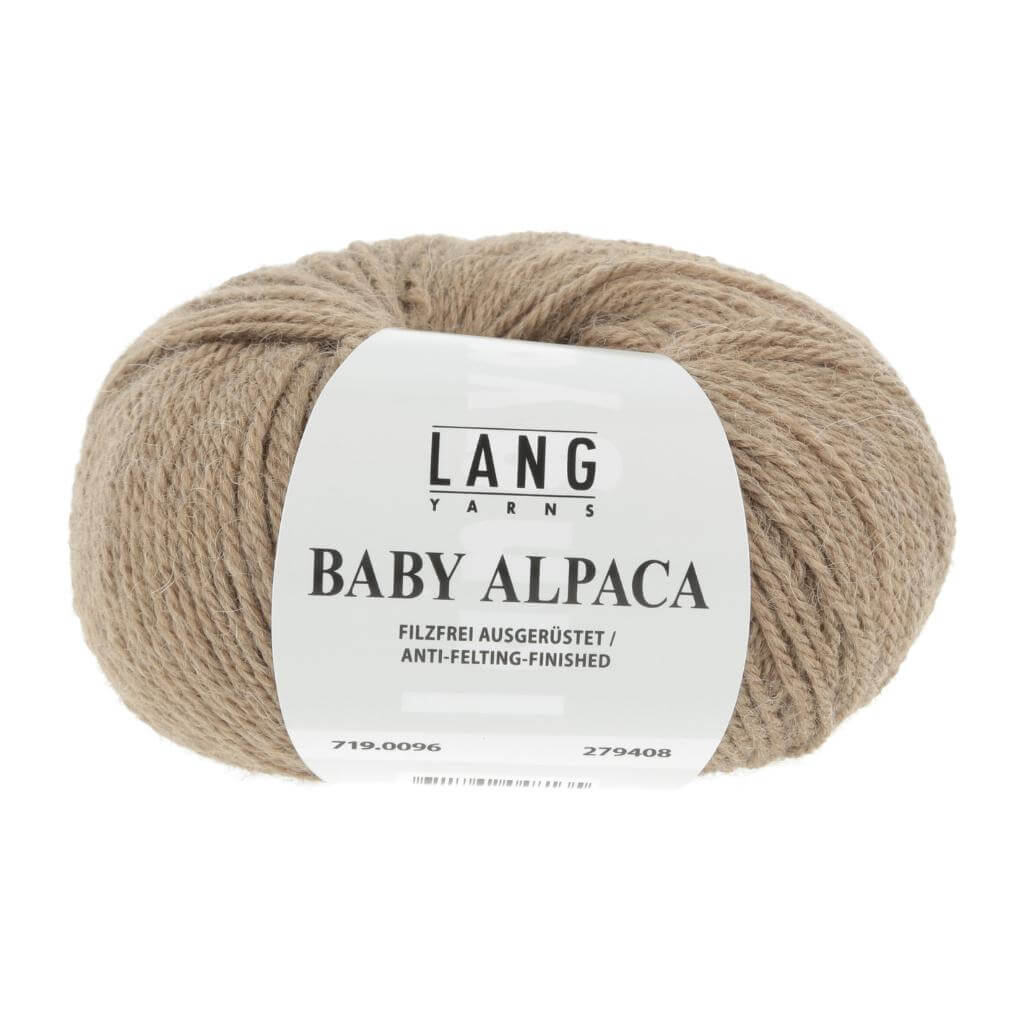 Lang Yarns Baby Alpaca, Farbe Hellbraun Mélange – Alpaka bei Lieblingsgarn