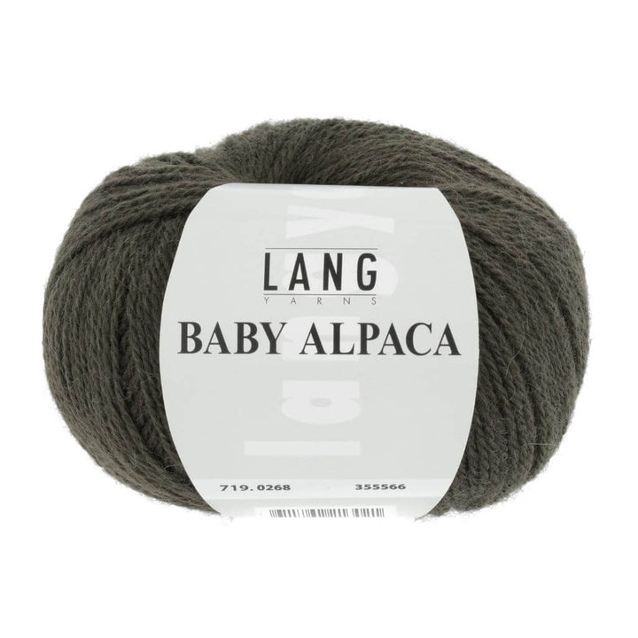 Lang Yarns Baby Alpaca, Farbe Dunkelbraun – Alpaka bei Lieblingsgarn