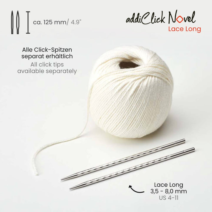 Addi addiClick Novel Lace Long Nadelspitzen bei bei bei bei bei bei bei bei bei bei bei bei bei bei bei bei Lieblingsgarn
