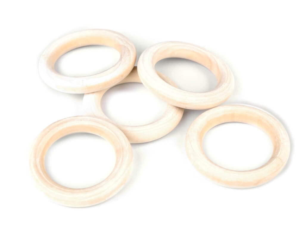 Stoklasa 5 Holzringe aus Buche Ø 60 mm bei bei bei bei bei bei bei bei bei bei bei bei bei Lieblingsgarn
