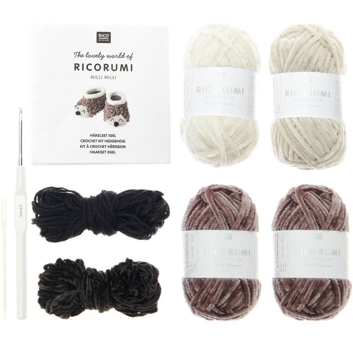 Rico Design Häkelset Baby Booties Igel bei bei bei bei bei bei bei bei bei bei Lieblingsgarn