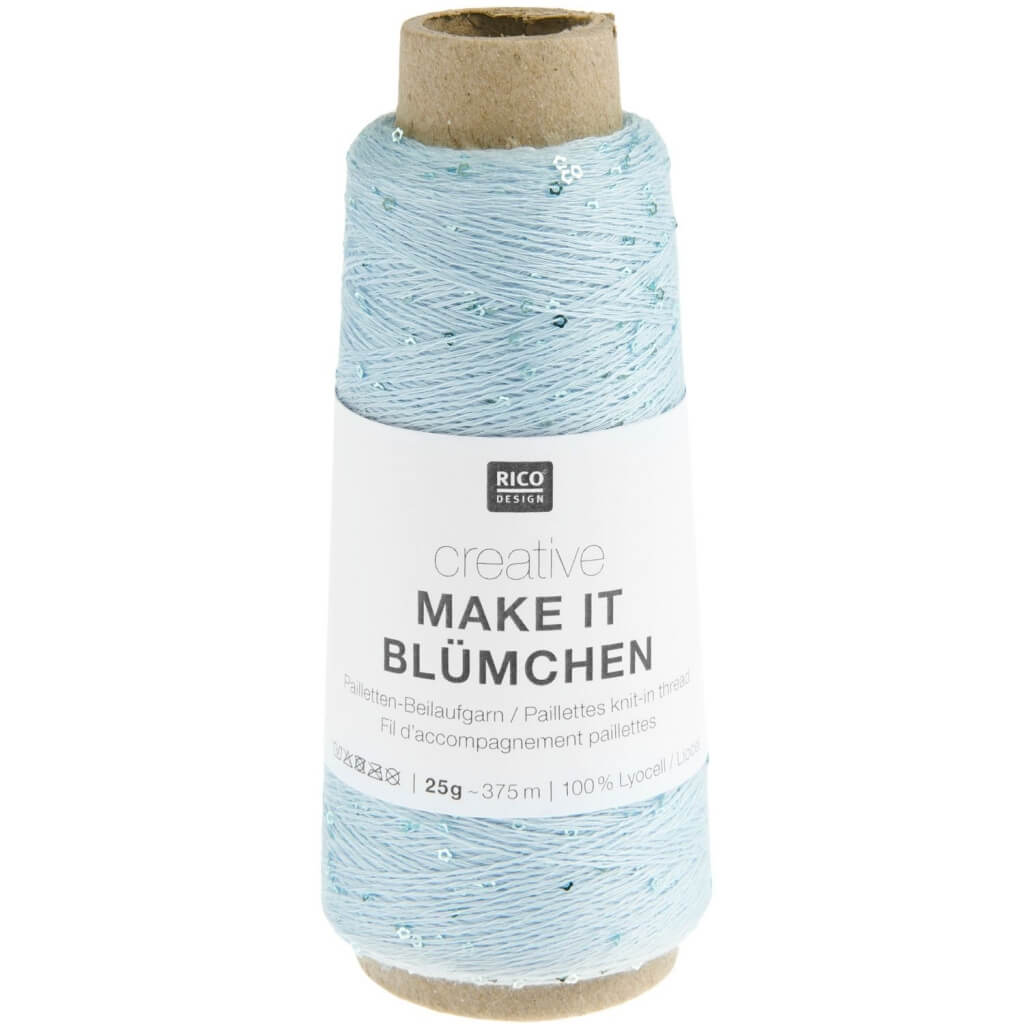 Rico Design Creative Make It Blümchen, Farbe 003 Aqua – Synthetik bei Lieblingsgarn