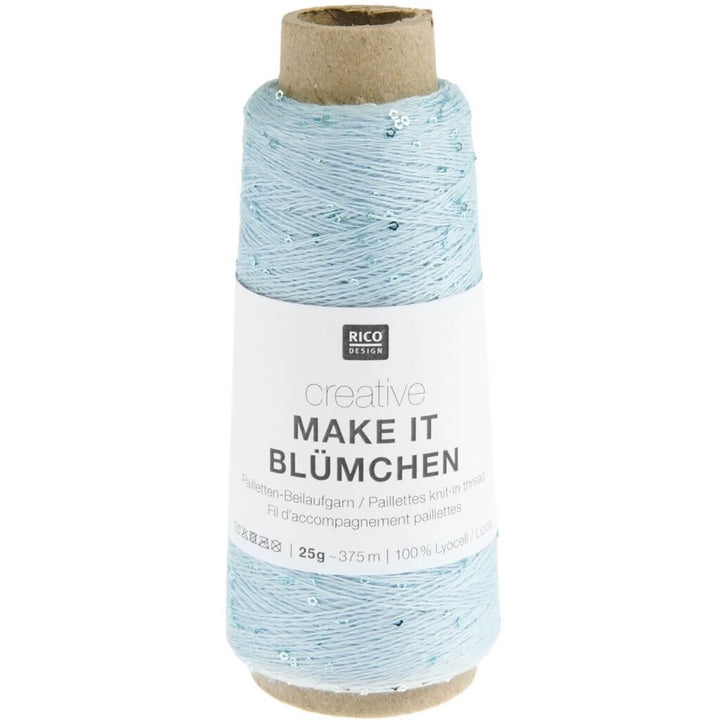 Rico Design Creative Make It Blümchen, Farbe 003 Aqua – Synthetik bei Lieblingsgarn