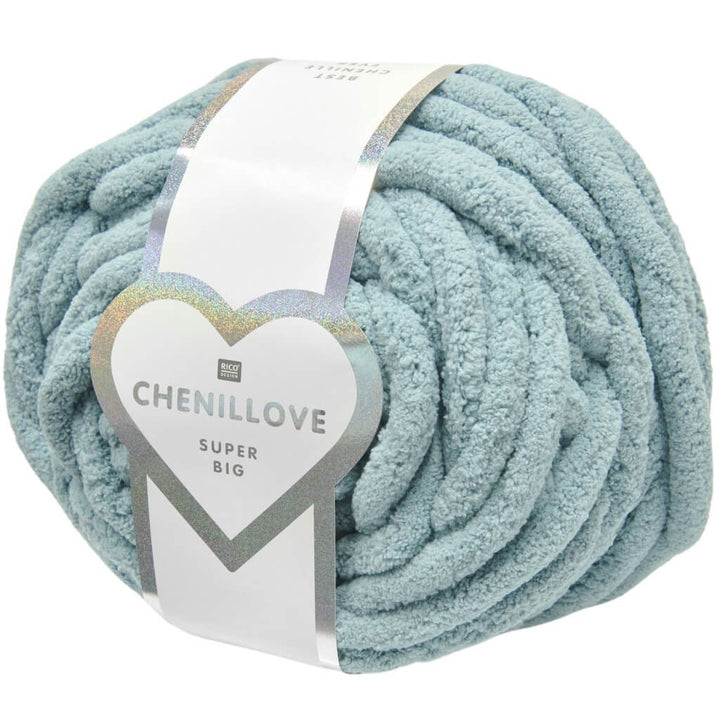 Rico Design Chenillove Super Big, Farbe 007 Aqua – Synthetik bei Lieblingsgarn