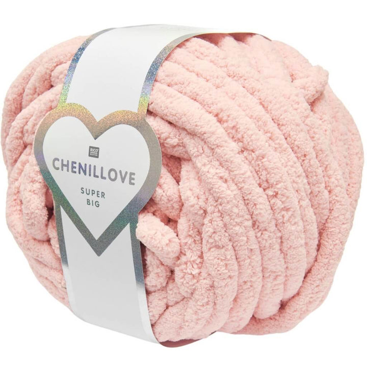 Rico Design Chenillove Super Big, Farbe 003 Rosa – Synthetik bei Lieblingsgarn