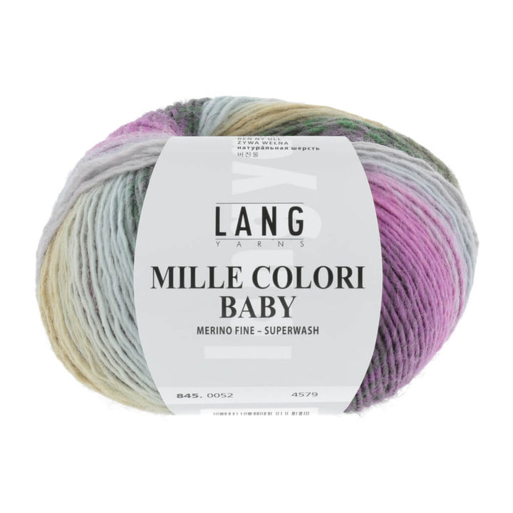 Lang Yarns Mille Colori Baby 50 g, Farbe 845.0052 Pastell – Merino bei Lieblingsgarn