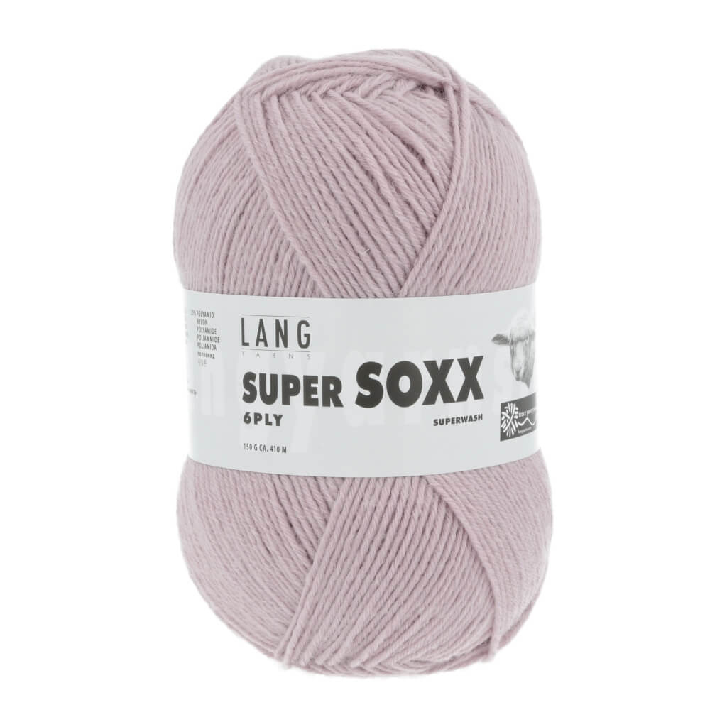 Lang Yarns Super Soxx 6-fach - 150g, Farbe 907.0019 Rosa – Polyamid und Schurwolle bei Lieblingsgarn