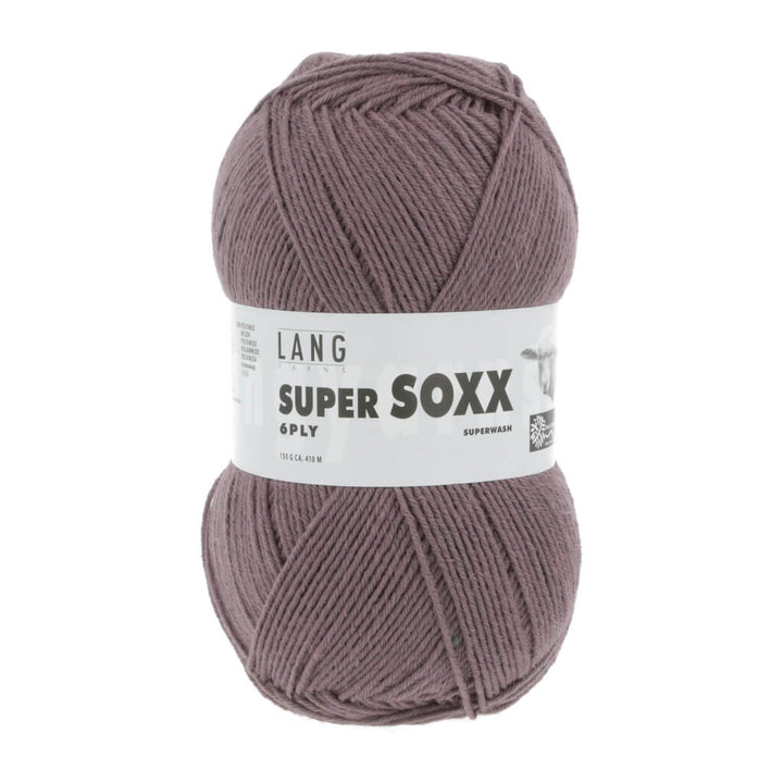 Lang Yarns Super Soxx 6-fach - 150g, Farbe 907.0048 Altrosa – Polyamid und Schurwolle bei Lieblingsgarn