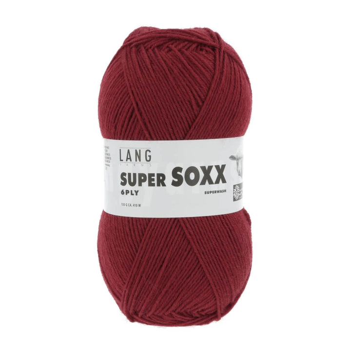 Lang Yarns Super Soxx 6-fach - 150g, Farbe 907.0061 Vino – Polyamid und Schurwolle bei Lieblingsgarn